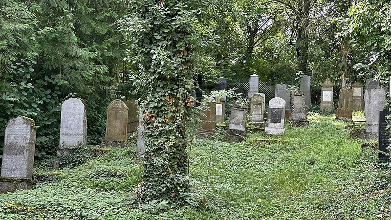 Der kleine jüdische Friedhof in der Gemeinde Maßbach