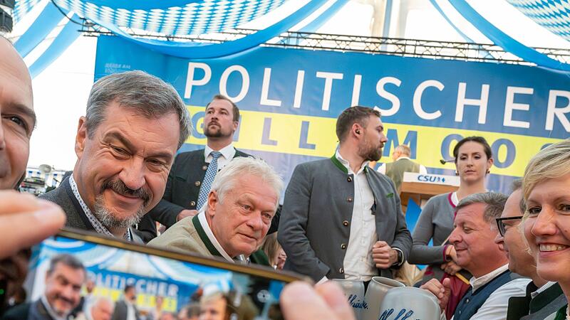 Politischer Frühschoppen auf dem Volksfest Gillamoos