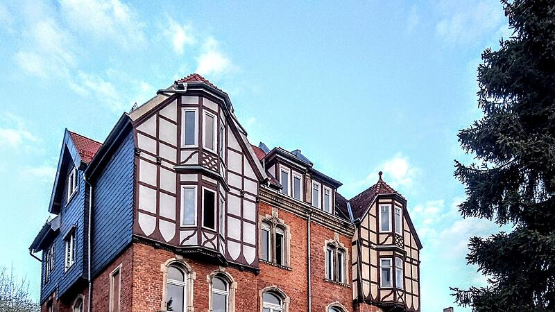 Doppelhaus Adamistraße 6 c und 6 d, erbaut von Paul Schaarschmidt.