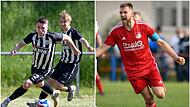 Ob Pit Panzer (linkes Bild, am Ball) und der FC Sand oder die DJK Dampfach mit Christopher Gonnert: Beide Teams wollen sich für die Landesliga qualifizieren.