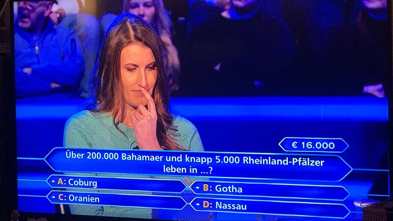 In der RTL-Show „Wer wird Millionär?" tauchte plötzlich Coburg als Antwortmöglichkeit auf.