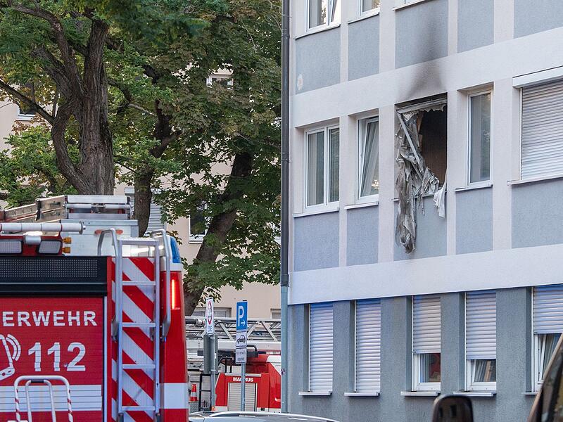 Heftige Explosion in Nürnberger Wohnung