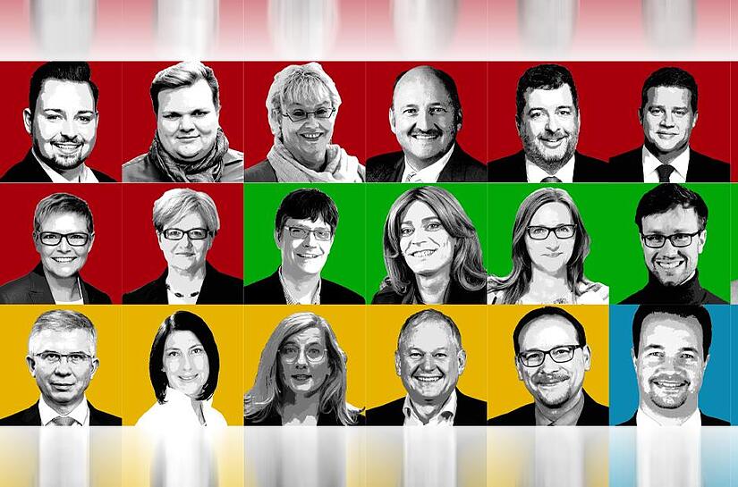 Sie schafften es &uuml;ber die Landeslisten nach Berlin.