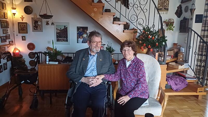 Horst und Ingrid Hornung zelebrieren ihre Diamanthochzeit im Kreise der Familie.