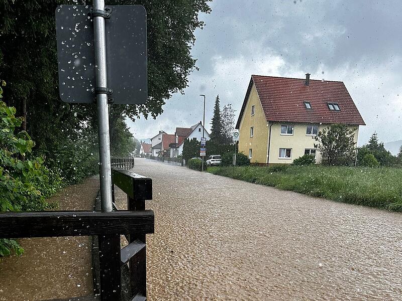 Hochwasser Weilersbach