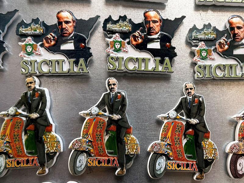 Mafia-Souvenirs auf Sizilien Mafia-Souvenirs auf Sizilien