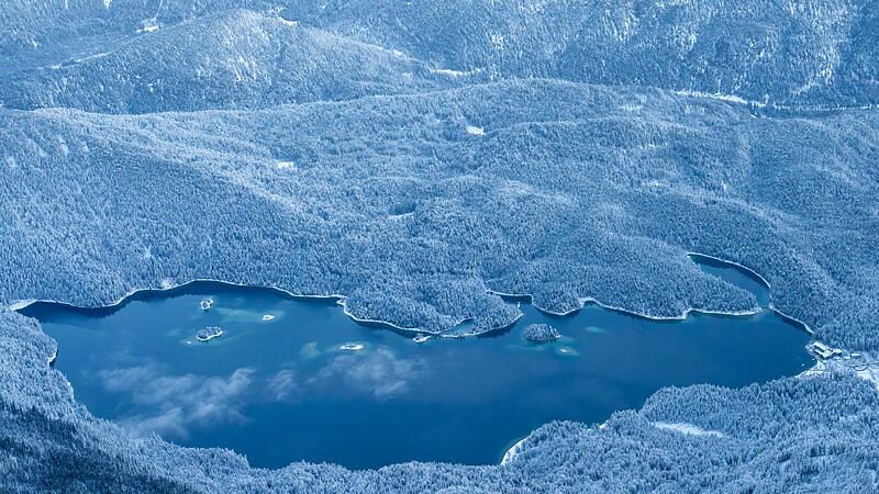 Eibsee im Winter