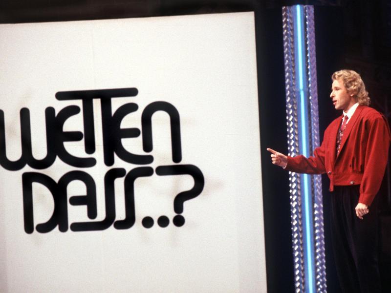 Wetten, dass..?2023 - Die Karriere von Thomas Gottschalk in Bildern