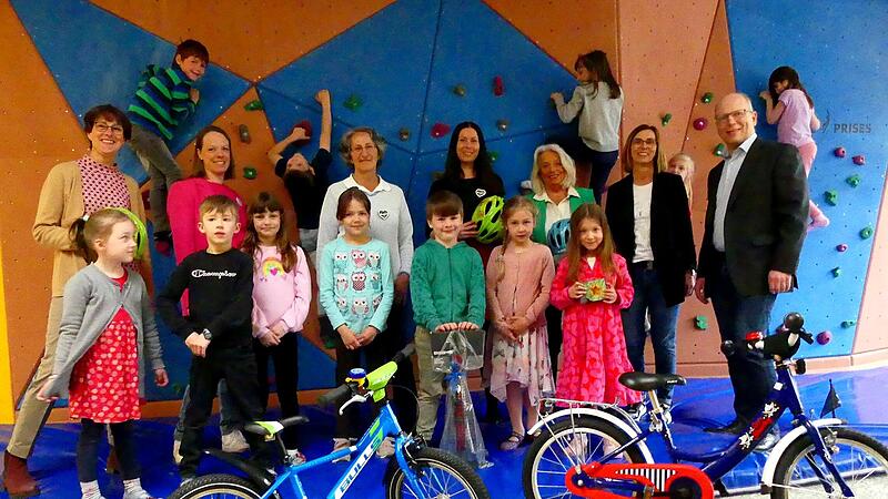 Bei der Lebenshilfe kann es auch mal um Fahrr&auml;der gehen, die Kinder mobiler machen.