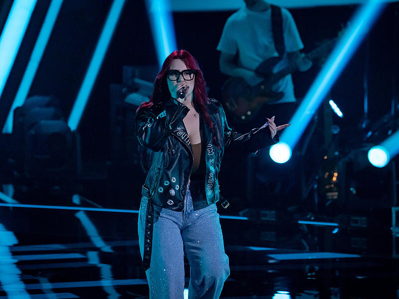 Yvonne Herrmann aus Ebern bei der Castingshow &bdquo;The Voice of Germany&ldquo;