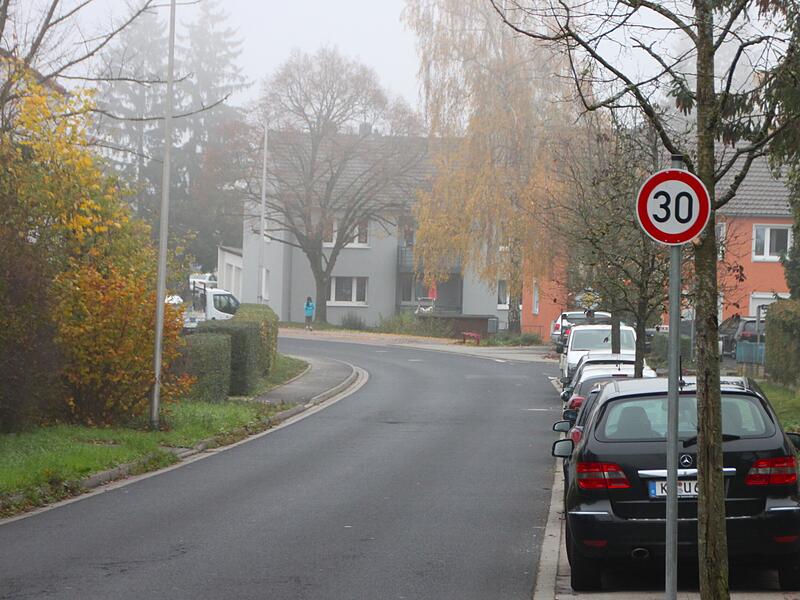 Auf der Schindbergstraße gilt seit rund einer Woche Tempo 30.