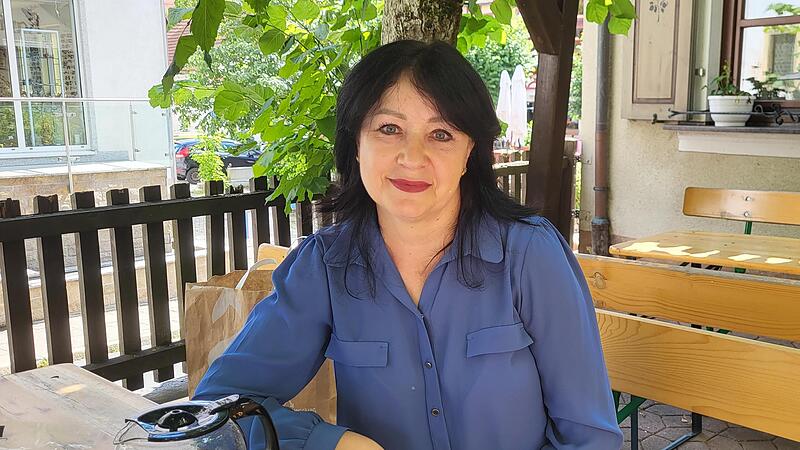 Olga Dyadyun lebt mit ihrer Familie in G&ouml;&szlig;weinstein. Zusammen sind sie vor dem Krieg in der Ukraine geflohen.Forchheim & Fr&auml;nkische Schweiz