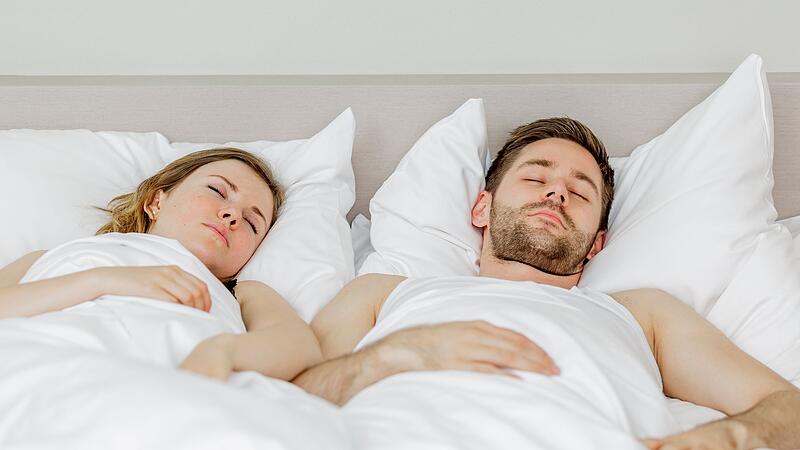 Schlafen im Doppelbett