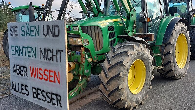 Zahlreiche politische Aussagen zeigten den Unmut der Landwirte