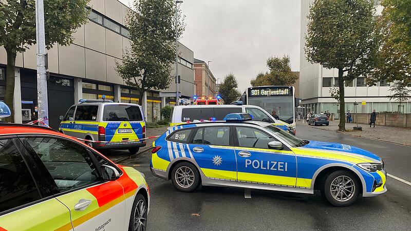Etliche Rettungskräfte waren am Dienstag in der Luitpoldstraße im Einsatz.