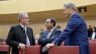 Florian Streibl, Klaus Holetschek und Markus Söder