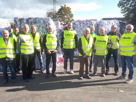 Betriebsbesichtigung bei der Firma Fritsche.