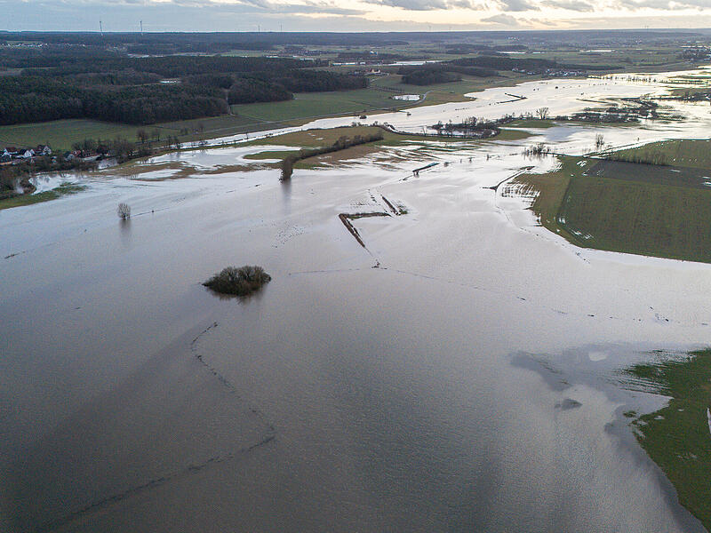 Hochwasser  in Höchstadt