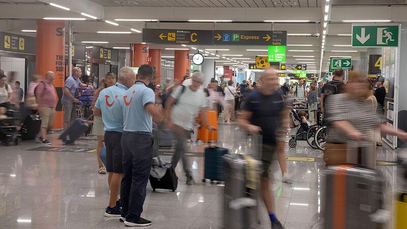 Reiseverkehr am Flughafen Palma de Mallorca