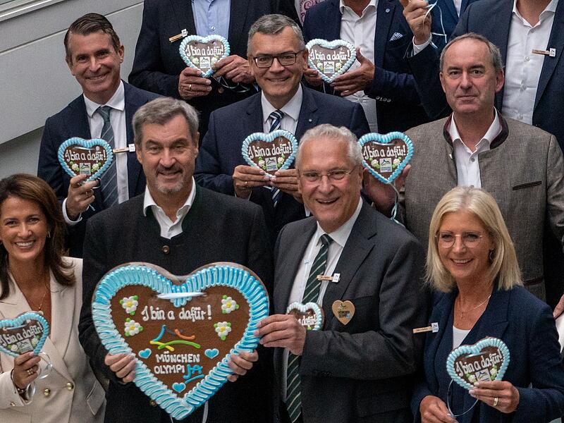 Bayerisches Kabinett für Olympiabewerbung von München