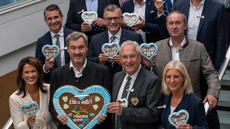 Bayerisches Kabinett f&uuml;r Olympiabewerbung von M&uuml;nchen