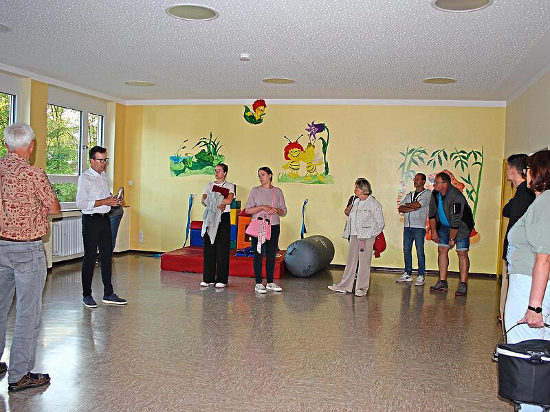 Unlängst besichtigten die Gemeinderäte das Kinderhaus „Schatzinsel“ in Kleinsendelbach.Forchheim & Fränkische Schweiz Unlängst besichtigten die Gemeinderäte das Kinderhaus „Schatzinsel“ in Kleinsendelbach.