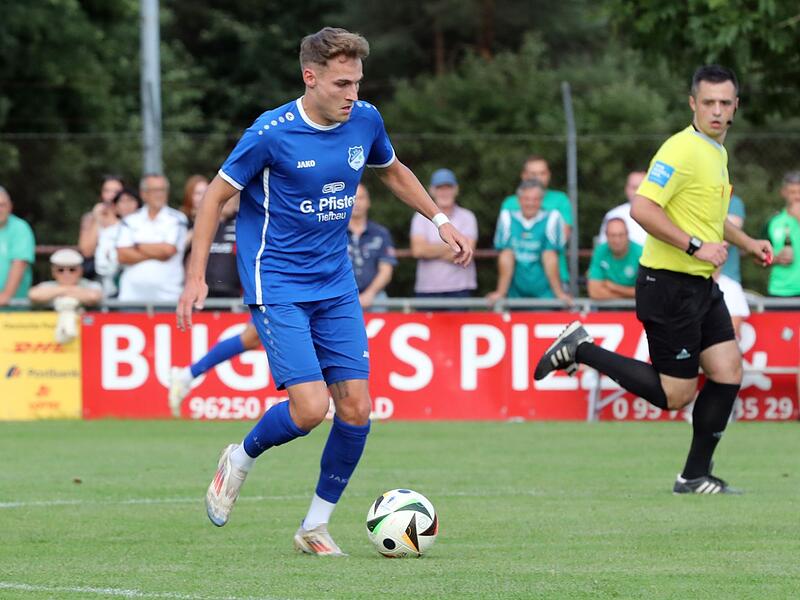 Tim Dotterweich erzielte zwei Treffer für den FC Oberhaid beim 5:2-Erfolg bei der DJK Don Bosco Bamberg II.