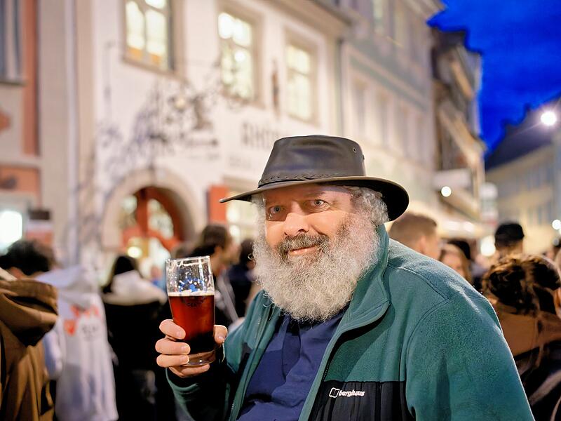 Beim Anstich im Ahörnla in Bamberg floss das BockbierBockbieranstich Schlenkerla