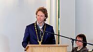 Der neue Bamberger Oberb&uuml;rgermeister Sebastian Niedermaier hielt bei der konstituierenden Sitzung eine erste programmatische Rede.