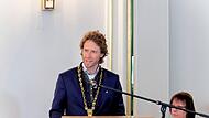 Der neue Bamberger Oberb&uuml;rgermeister Sebastian Niedermaier hielt bei der konstituierenden Sitzung eine erste programmatische Rede.