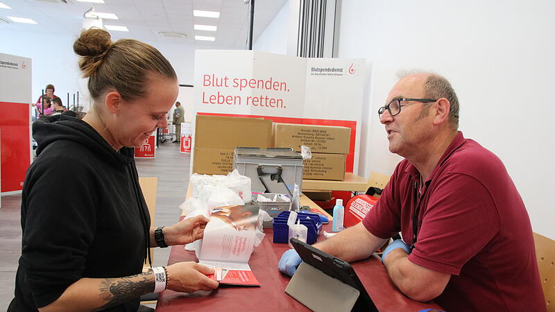 Kontrolle des H&auml;moglobinwertes bei der Blutspende