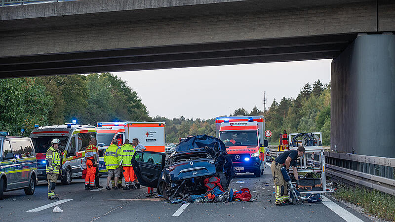 Toter und sieben Schwerverletzte auf A73 bei Bamberg
